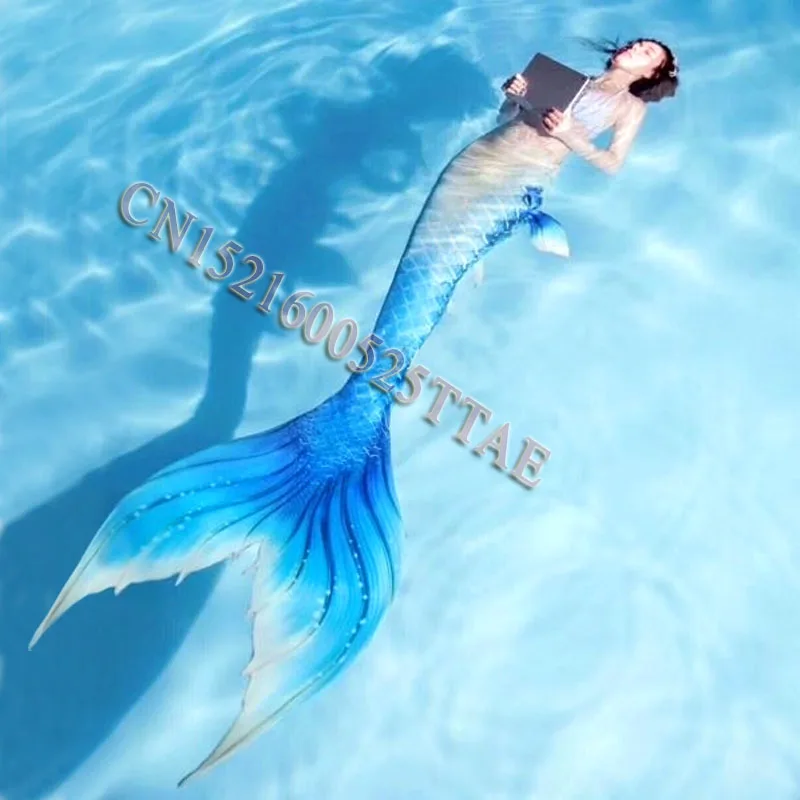 Custom Mermaid Costume Mermaid tail With Monofin Adult Women Girl swimsuit beach vacation mermaid tail swimming aquarium cosplay