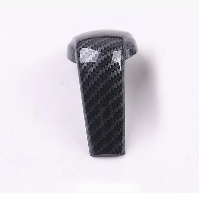 Carbon Fiber Автомобильная ручка переключения передач, накладка рукоятка переключения передач, Накладка для Mazda 2 3 6 Axela ATENZA CX-3 CX-5 CX5 CX8 CX-9 - Название цвета: Carbon Fiber