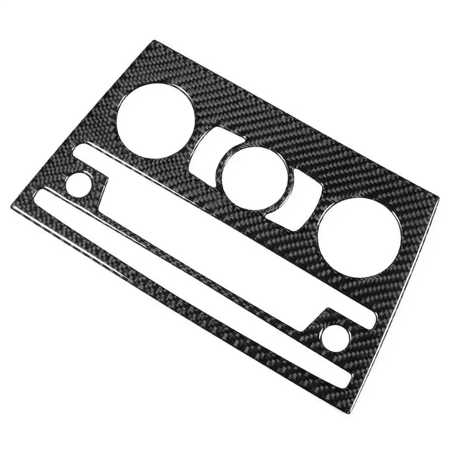 Кондиционер автомобиля CD панель отделка рамка углеродного волокна декор