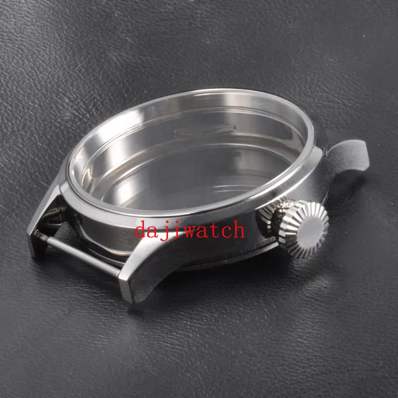 Полированный 43 мм сапфировый стеклянный корпус с регулировкой движения 6497/6498 |