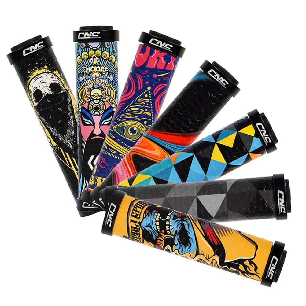 

New 22.2mm Mountain Bike Silicone Grip Shockproof Anti-skid Lock-On Soft Silicone Handlbear Grip Cover Bicycle Accessories Grip