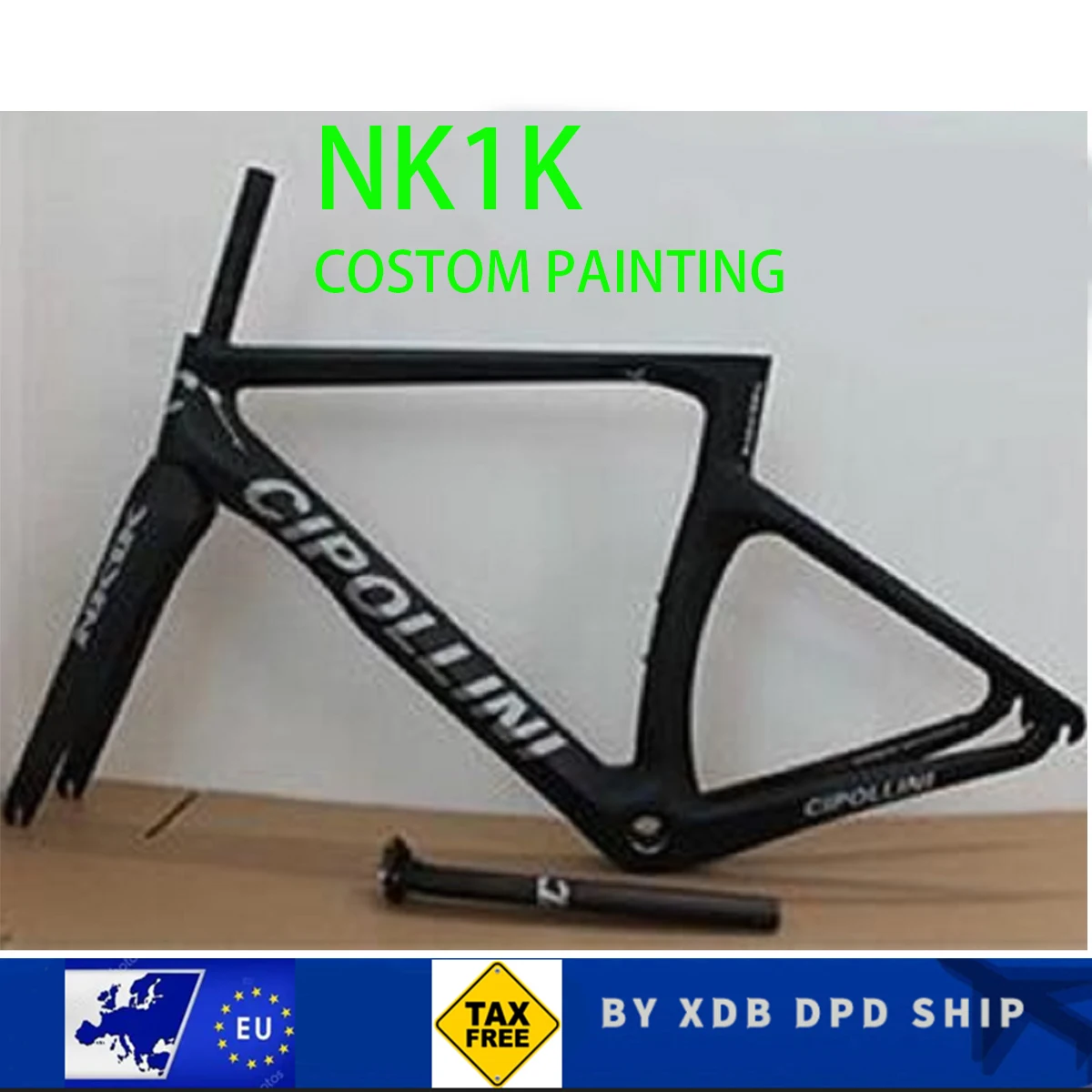 

Custom Top High Quality NK1K RB1K Racing T1000 Carbon Fiber Road Bike Frameset