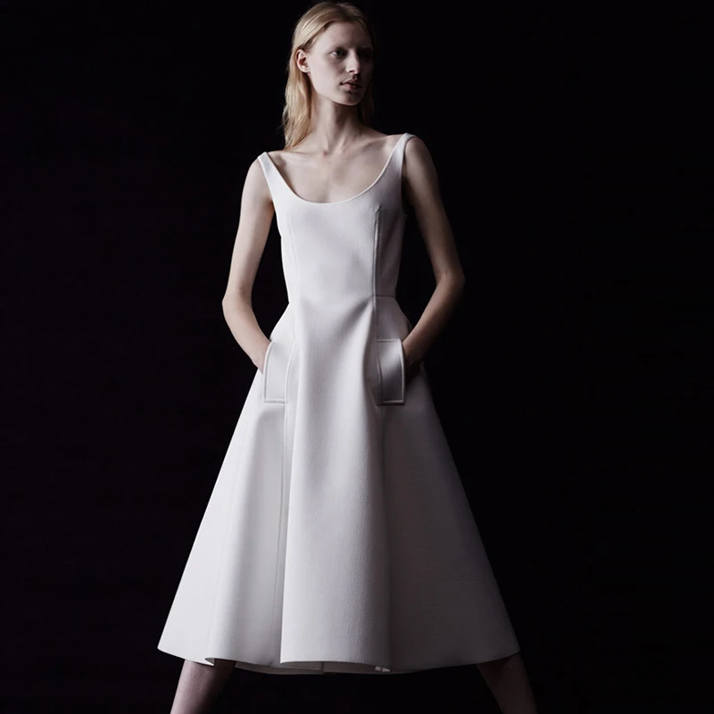 

Женское винтажное платье без рукавов, простое платье в стиле Хепберн на бретелях-спагетти с зонтиками и карманами, модель 3XS-10XL на заказ, вес...