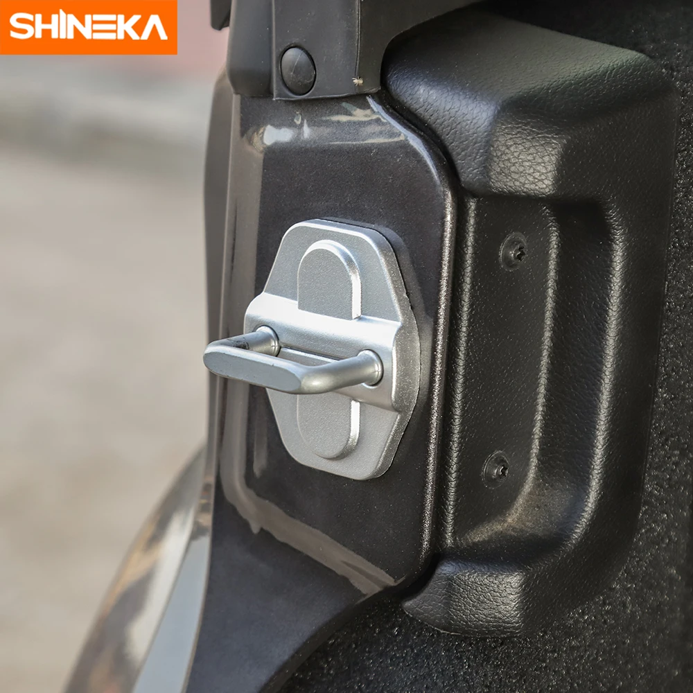 Молдинги SHINEKA для салона Jeep Wrangler Gladiator JT комплект декоративных крышек замка двери