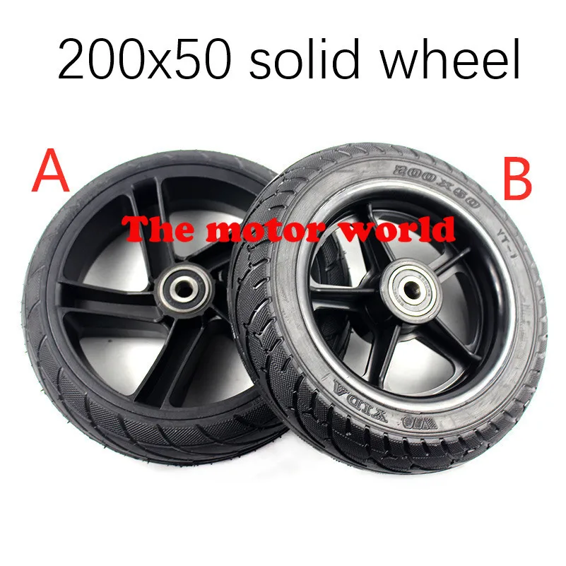 HOT SALE High Performance 200x50 Solid Wheel for Two Wheels Electric Self Balancing Hoverboard Scooter 200*50 Tyre | Автомобили и