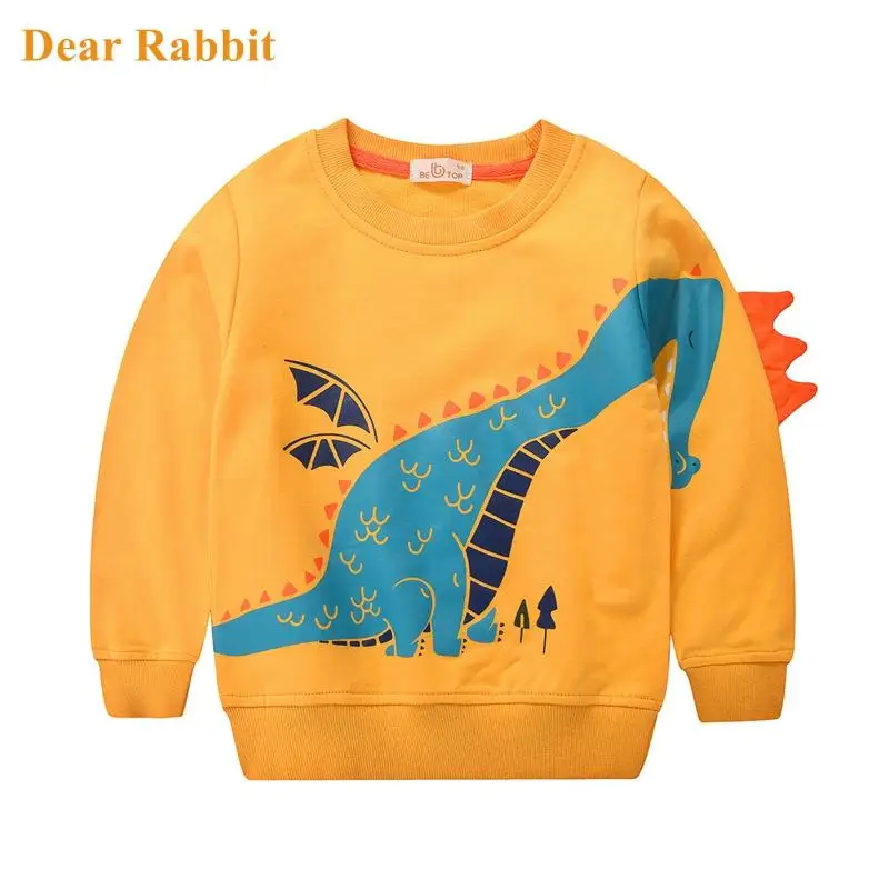 

2022 Korean style spring cotton children's clothing children's sweater autumn boys' pullover top round neck class A long sleeve