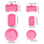 6 шт., силиконовая форма для брелоков