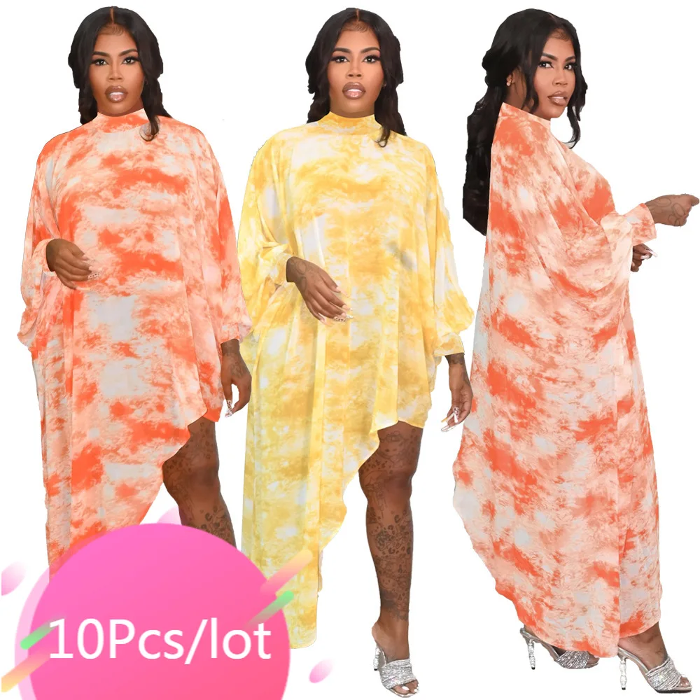 

Объемные товары, оптовая продажа, женское модное свободное платье макси контрастных цветов, женское офисное длинное платье в уличном стиле