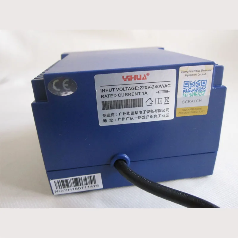 YIHUA 939D Plus 75W High Power Soldering Iron Station 3 Storage Sections Alloy Panel Smart Design | Инструменты