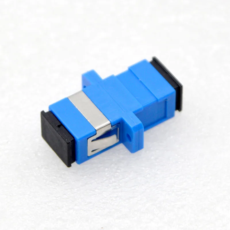 200pcs NEW Optical Fiber Connector SC/UPC Single Mode Simplex Million OM3 Coupler Adapter Flange WholesaleFree Shipping Brazil - купить по