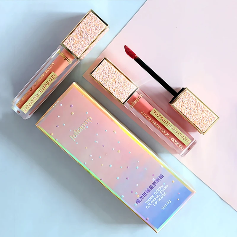 New Arrivals Velvet Matte Lip Gloss Set Waterproof Long Lasting Colorfast Liquid Lipstick | Красота и здоровье