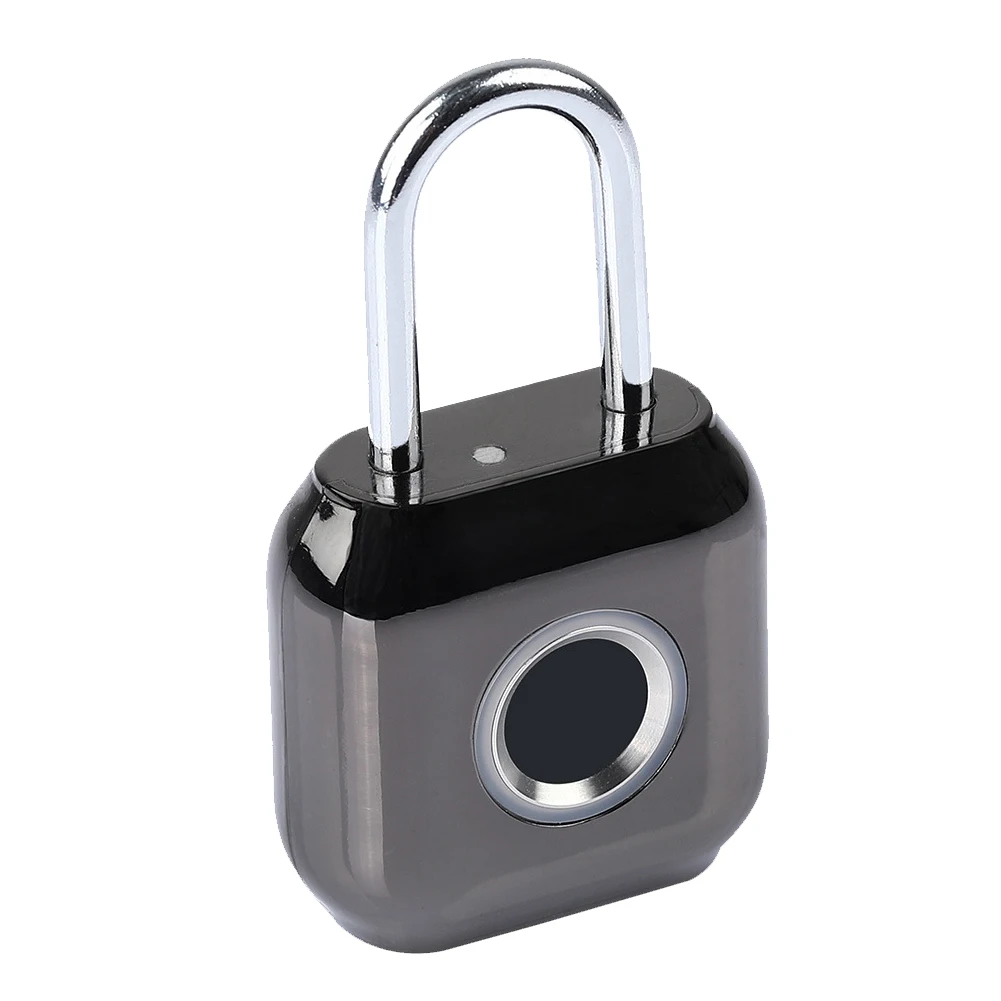 Замок из цинкового сплава, водонепроницаемый, зарядка через usb, быстрая разблокировка, маленький, без ключа, Противоугонный, для багажа, для путешествий, дверной замок, умный, отпечаток пальца