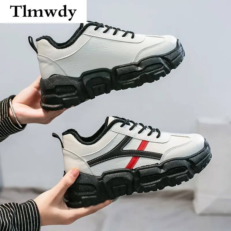 

Winter Women Comfortable Shoe warm Women Casual Shoes Lace-up Fashion Sneakers Women Shoes Thick Bottom Vulcanized Women Shoes