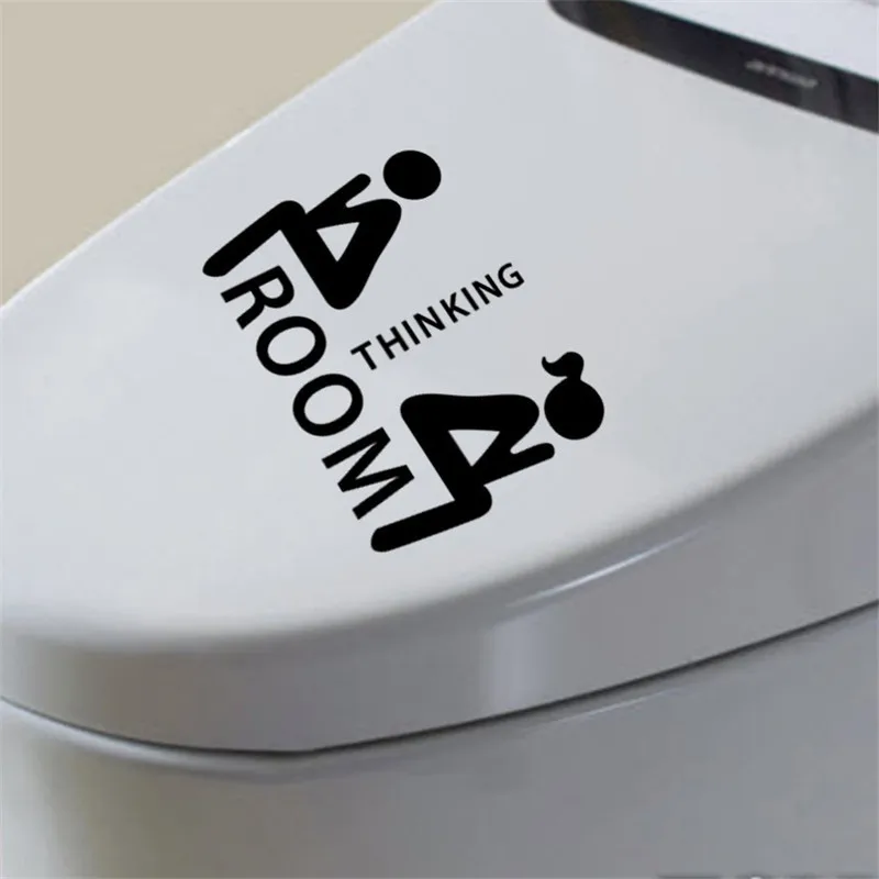 Настенные Стикеры для ванной комнаты украшение дома съемный туалет гостиная