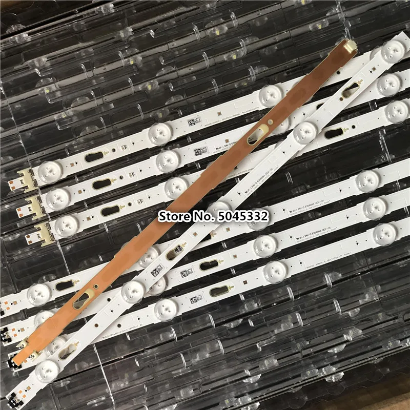 1 комплект = 8 шт Светодиодная лента-подсветка для samsung tv MU6100-40INCH-R/L-5EA-170724-4* 1 4+ 5 СВЕТОДИОДНЫЙ s