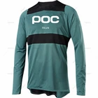 Веломайка с длинным рукавом, горная рубашка, майка для мотокросса, Mx Одежда для горного велосипеда, TEAM POC Mtb