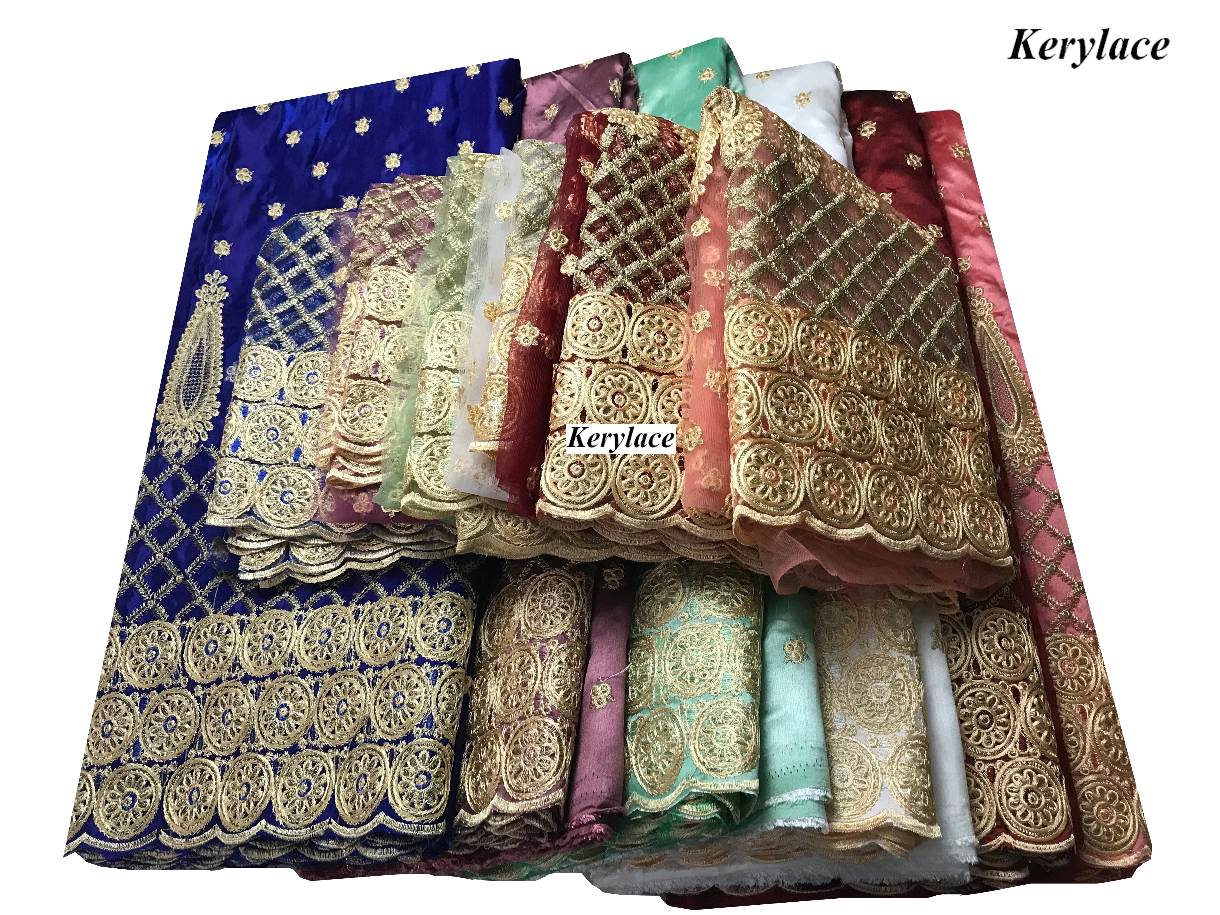 5 ярдов мужской/женский африканский тюль Белая швейцарская вуаль кружева