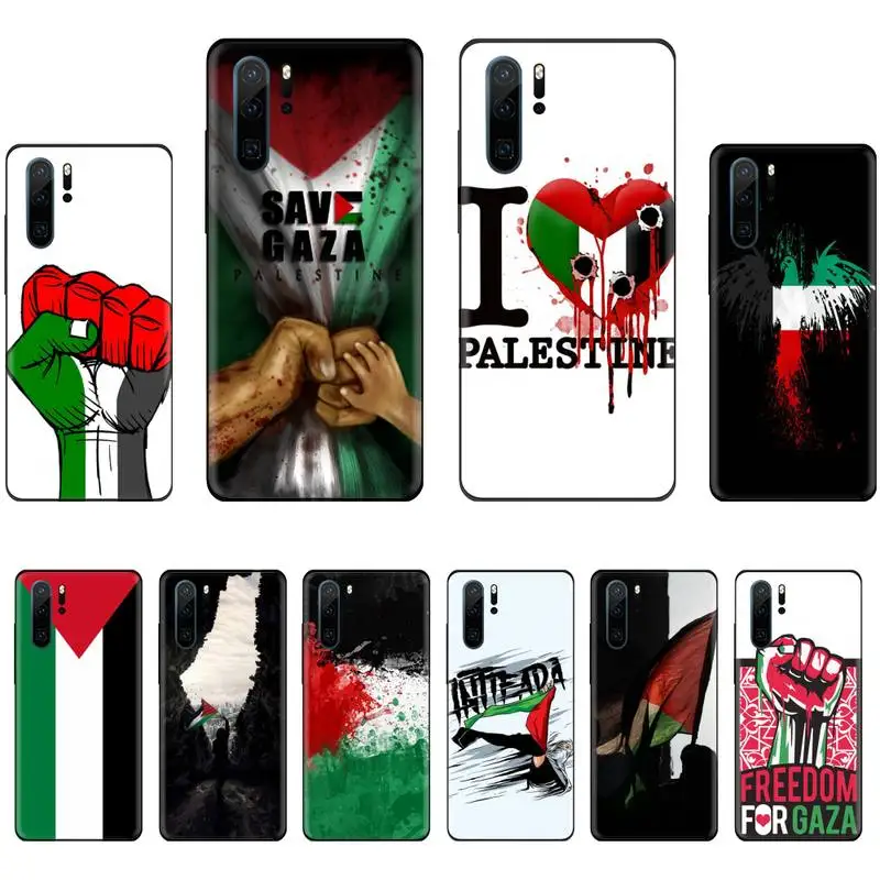 

Palestine Flag Phone Case For Huawei P40 P20 P30 lite Pro P Smart 2019 Mate 40 20 10 Lite Pro Nova 5t