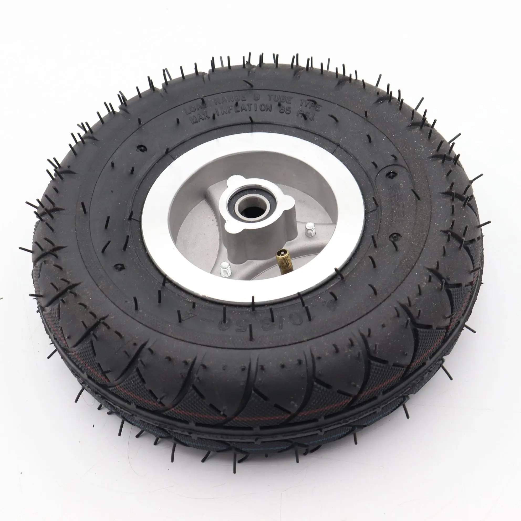 

4.10/3.50-4 Electric Scooter Front Wheel with tyre Alloy Rim hub and inner tube wheels Gas scooter bike motorcycle