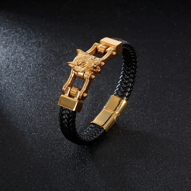 Новый мужской кожаный браслет европейские и Соединенные Штаты креативный Ретро