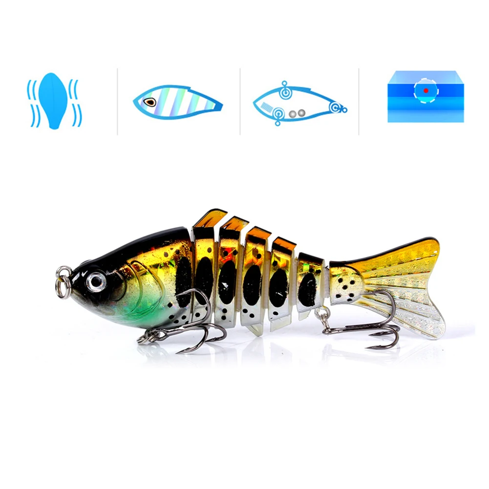 

5pcs Bionic Swimming Lure Suitable For All Kinds Of Jointed Bait Multi Fish 10CM Bionic Swimming Lure Suitable Fake lure bait