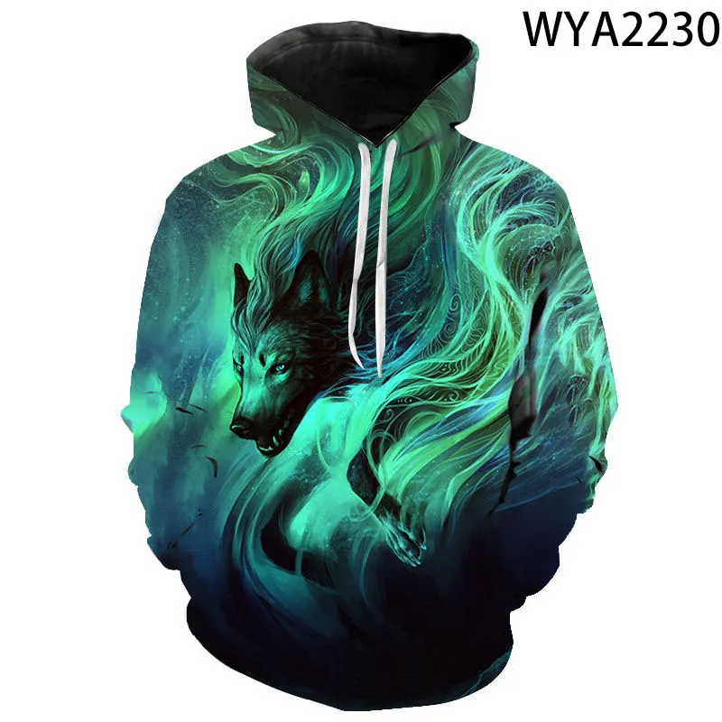 

Hoodies Cool Wolf 3D Printed Cool Men Women Children Streetwear Pullover Long Sleeve Sweatshirts Boy Girl Kids Fashion Jacket
