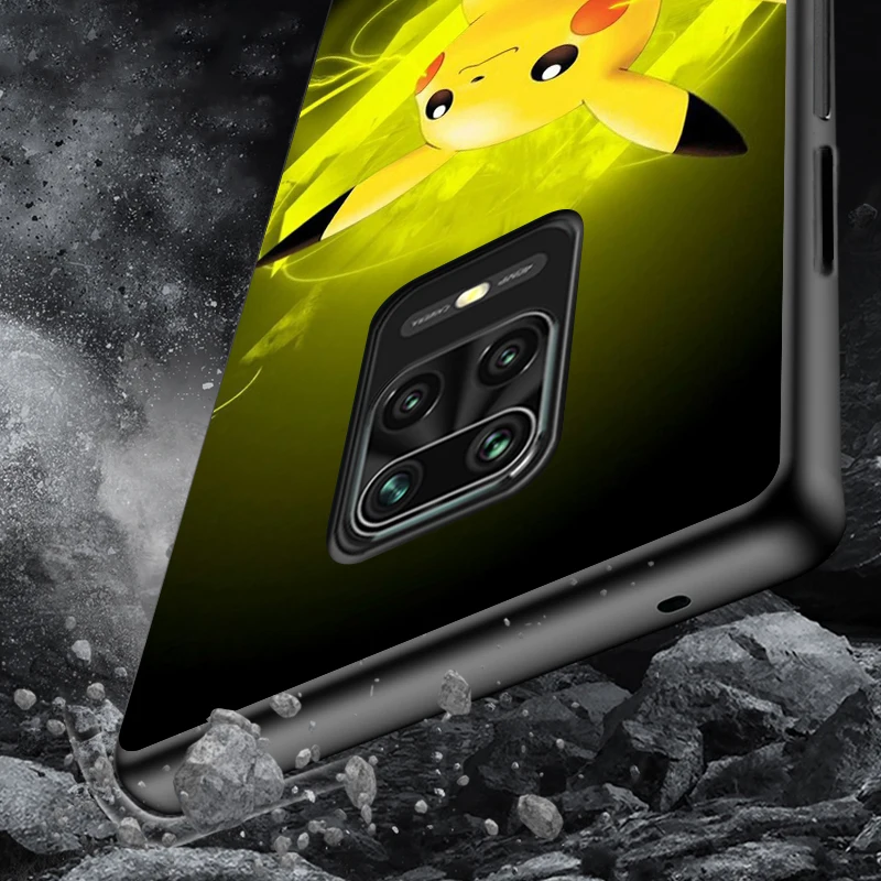 

Cute Cartoon Pikaqiu for Redmi K30 K30S K30T K20 10X 9i 9 9A 9C GO 8A 8 7 6 6A 5A 4X S2 Pro Plus Ultra Black Phone Case