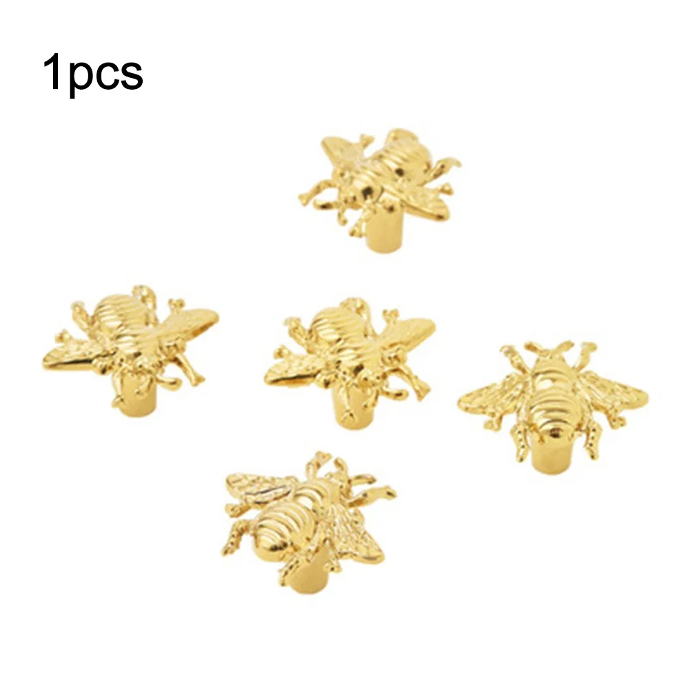 

1PC Gold Bee Vintage Metal Handle Pull Drawer Cupboard Pull Door Handle Knob Furniture Handle 59*56*29mm Cabinet Pulls