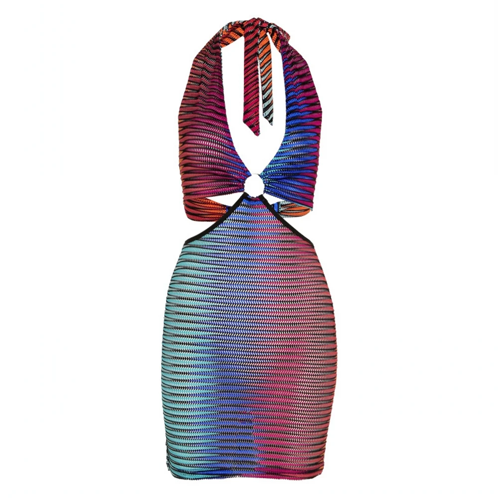 2021 Сексуальная Пляжная накидка платье без рукавов вязаное крючком женский