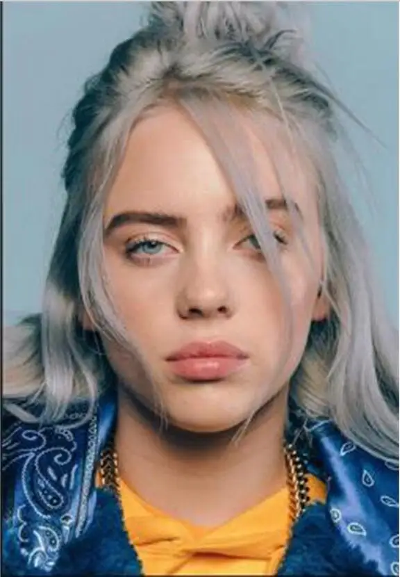 E Полный квадратный/круглый дрель 5D DIY Алмазная картина "Billie Eilish" милая девушка 3D вышивка крестиком 5D домашний Декор подарок WG1604 - Цвет: E