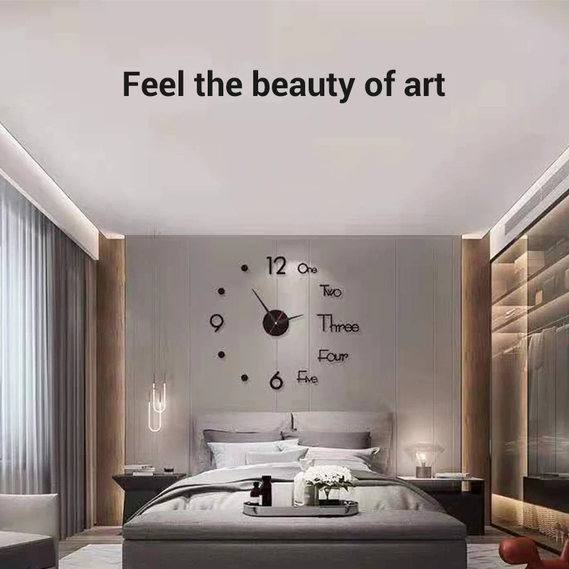 Современный дизайн DIY настенные часы Модные Акриловые 3D для дома спальни Studyroom