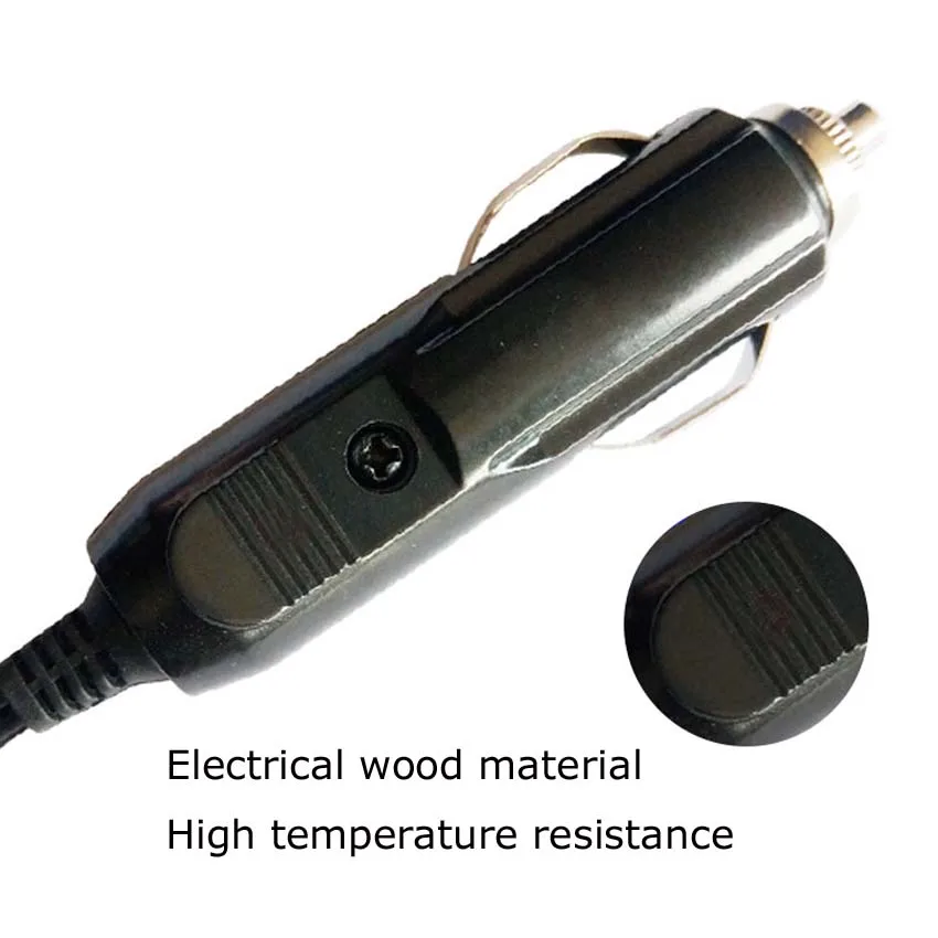 Черный кабель питания для автомобильного холодильника 1 8 м удлинитель