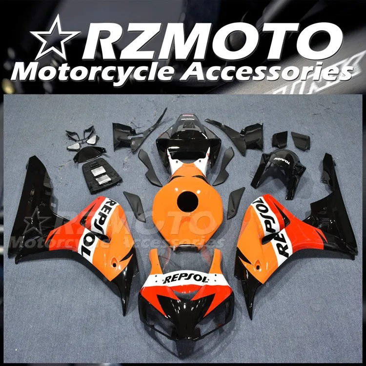 

4Gifts New ABS Motorcycle Fairings Kit Fit For HONDA CBR1000RR 2006 2007 06 07 Bodywork set Orange Red