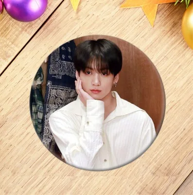 2 шт Kpop Bangtan мальчики альбом брошь, значок на булавке аксессуары для одежды шляпа украшение для рюкзака брошь на заказ булавки - Окраска металла: 338