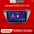 Junsun 4 + 64 Гб автомобильное радио для Mitsubishi Lancer 9 CS 2000-2010 Android 10 видео плеер навигация GPS 2Din бесплатно Android авто