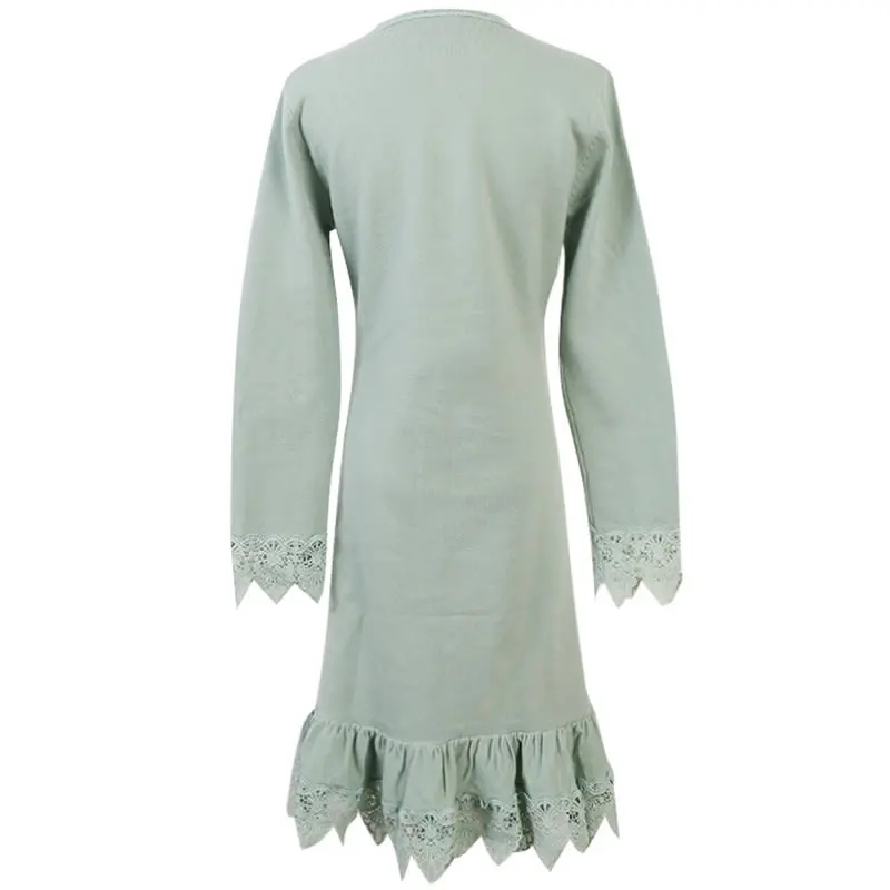 XITAO Pleated Patchwork Lace Hollow Out Dress Women Clothes 2019 Fashion Korean Casual Elegant Pullover Autumn New DMY1144 |