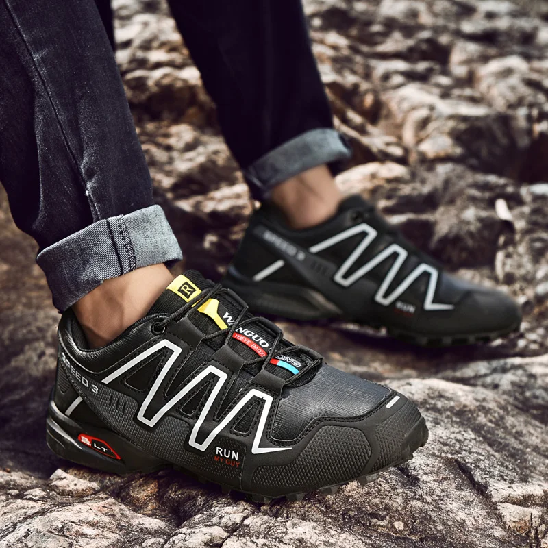 

Casual Sports Shoes Men Climbing Running Riding Shoes Outdoor Sneaker Men Breathable Comfortable Non-Slip Zapatos De XX9816Sa