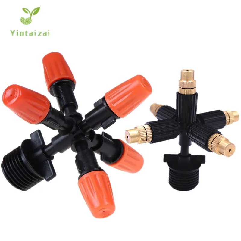 

Разбрызгиватель садовый с винтовым соединителем 1/2 дюйма, 5 способами