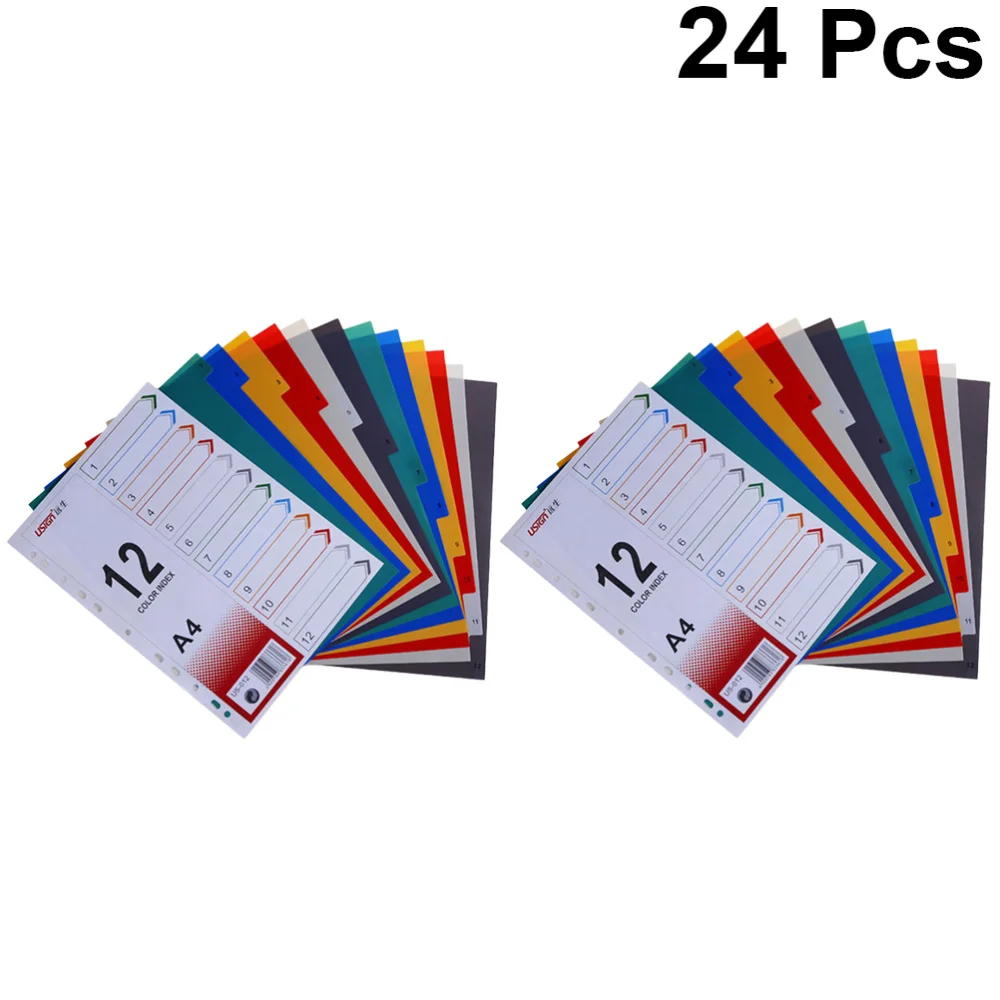 

2Pcs Creative Page Divider Colorful Classification Page Tab for Notebook Memo