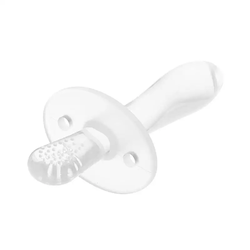 Безопасная зубная щетка для младенцев Силиконовая Детская жевательная