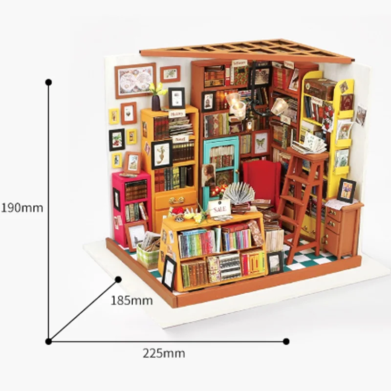 Домашний Декор Фигурка Сделай Сам Сэм кабинет деревянный набор миниатюрных
