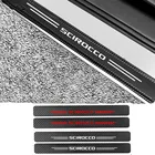 2 шт., водонепроницаемые наклейки из углеродного волокна для дверей автомобиля, аксессуары для Volkswagen VW SCIROCCO R 2021 2020 2019 2018 2017 2009