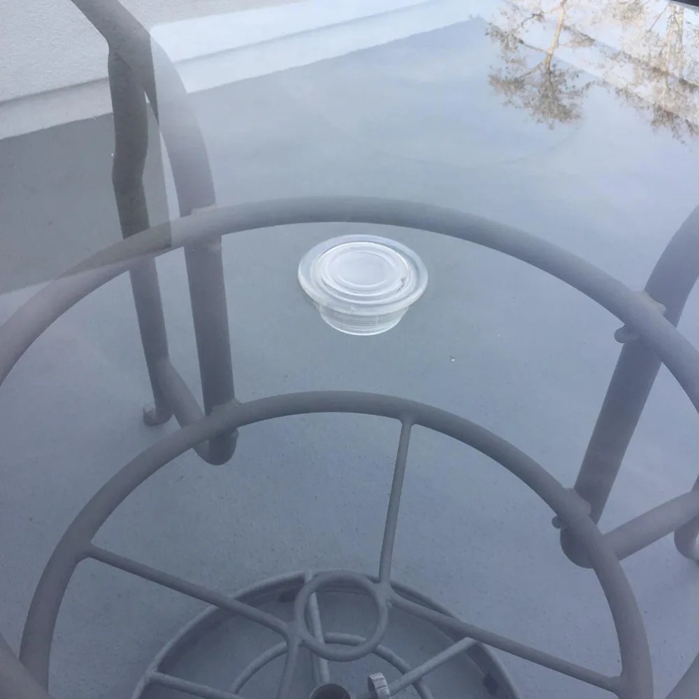 

5 Set Umbrella Table Hole Cap Patio Table Umbrella Thicker Hole Ring Plug and Cap Set for Garden Shop Outdoor