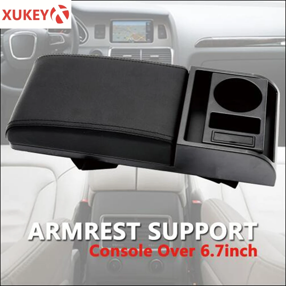 

Central Console Cushion Storage Box For Hatchback Armrest Interior Armrest Support Decoration USB Charging Elbow Rest Sedan