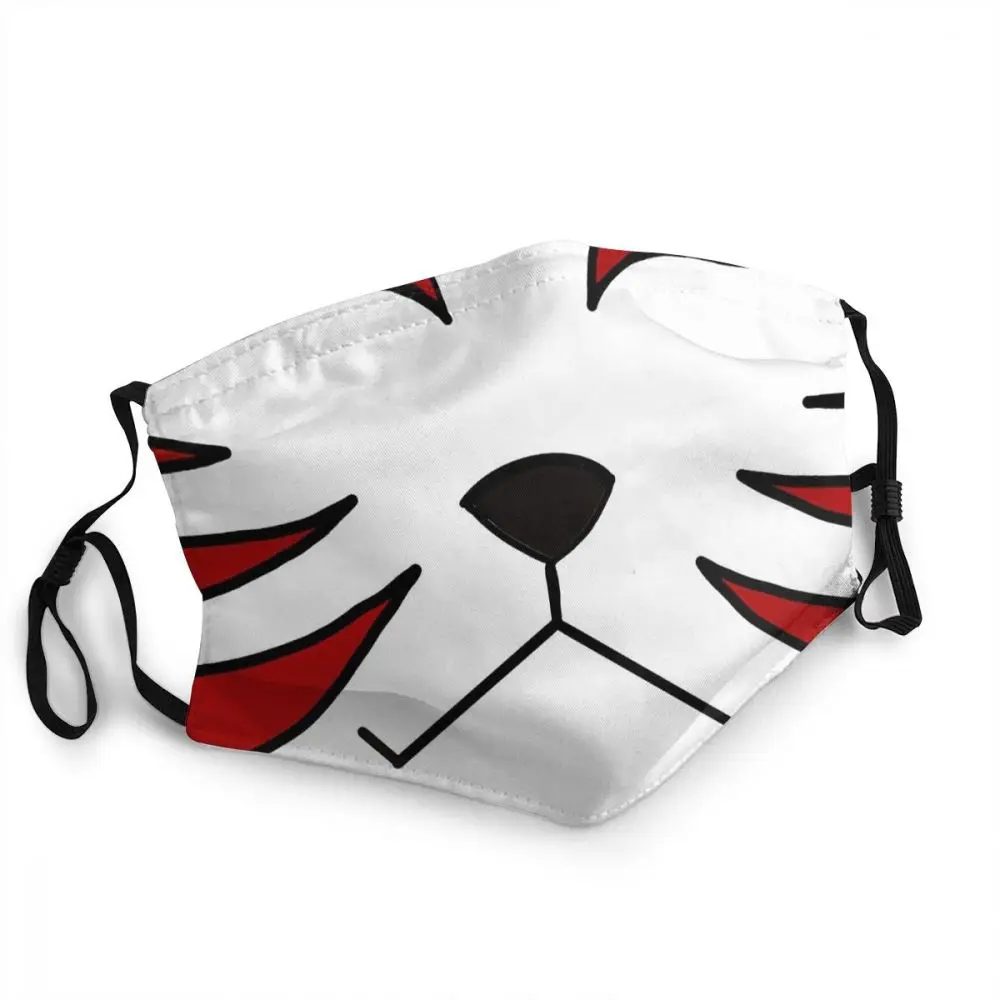 Японские фольклорные ниндзя черные полоски маска для лица они Япония