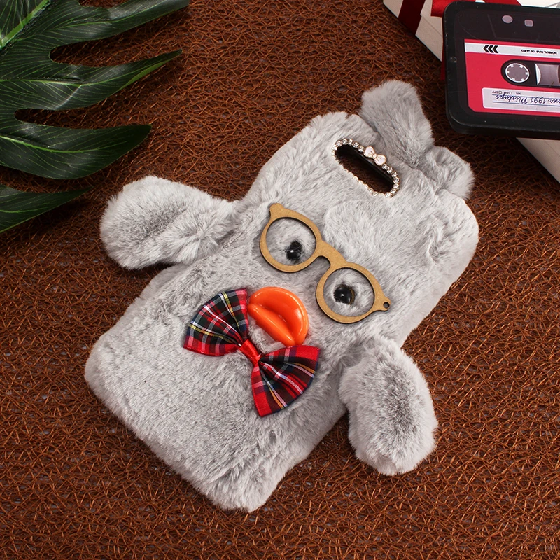 Забавный пушистый DIY подарок милая стильная утка Элегантный Стиль чехол для Leagoo