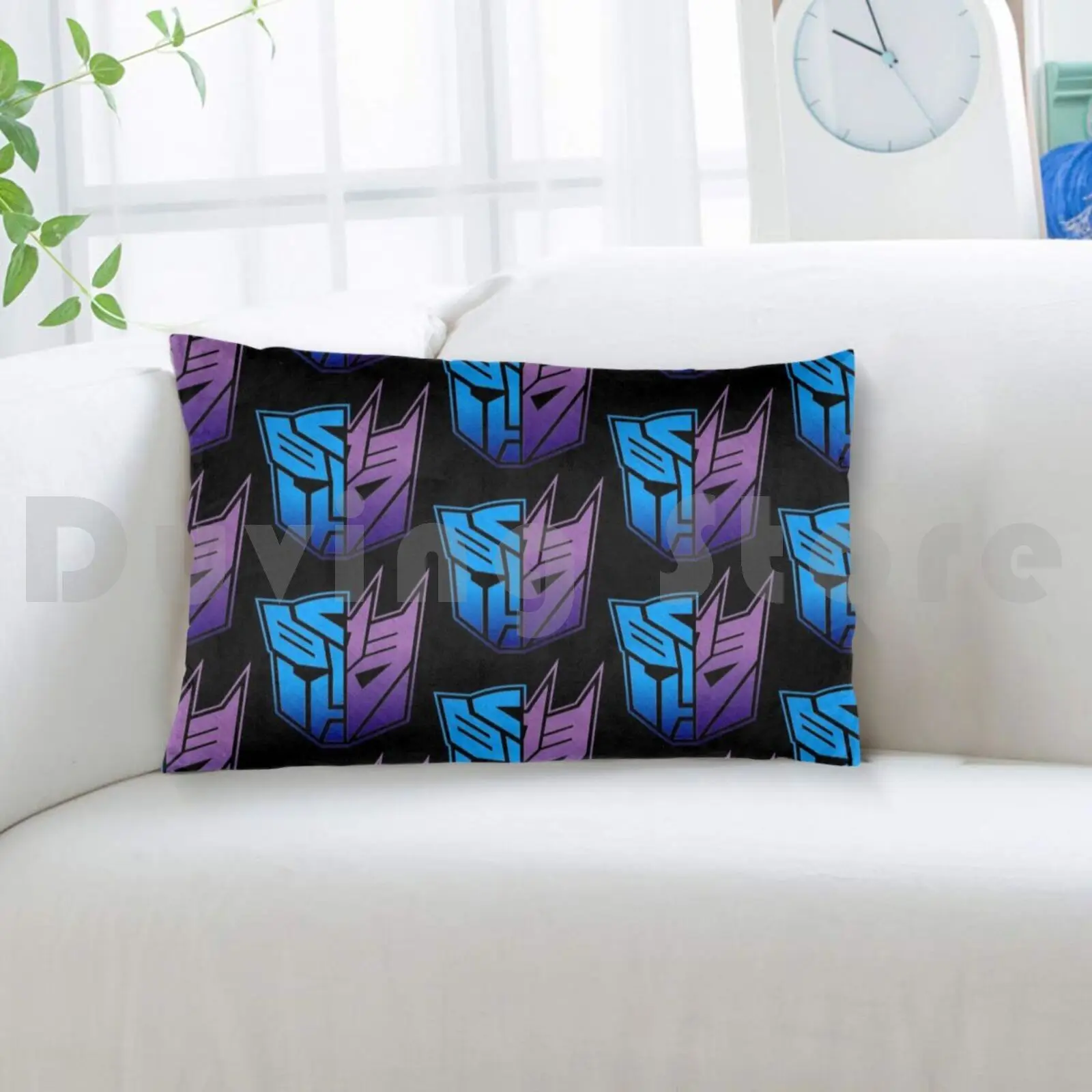 Autocon Подушка Чехол 68 пылесборник дизайн Autobot Decepticon мультфильм 80s игрушки