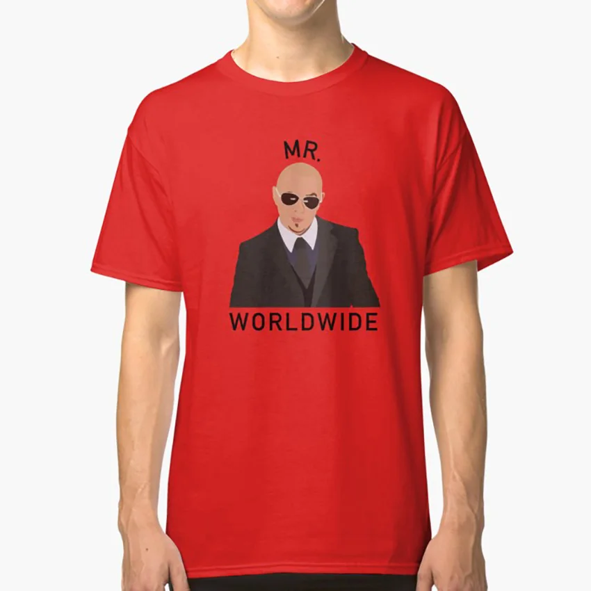 Pitbull Mr всемирно известная футболка питбулл Дейл мистер известный музыкальный поп