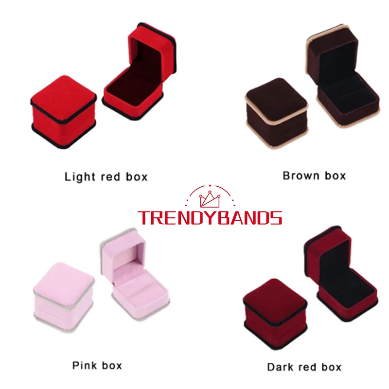 

Men Women Tungsten Wedding Box