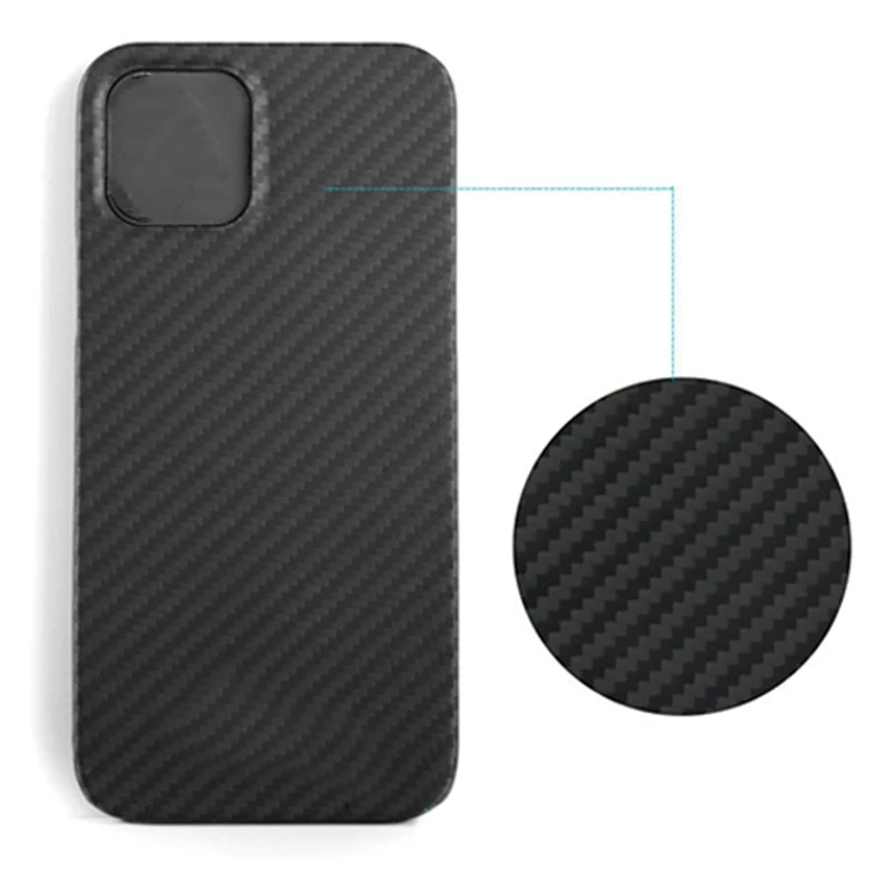 Подходит для iPhone 12 защитный чехол из углеродного волокна Ультратонкий телефона |